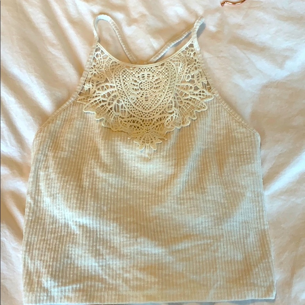 Lace crop top